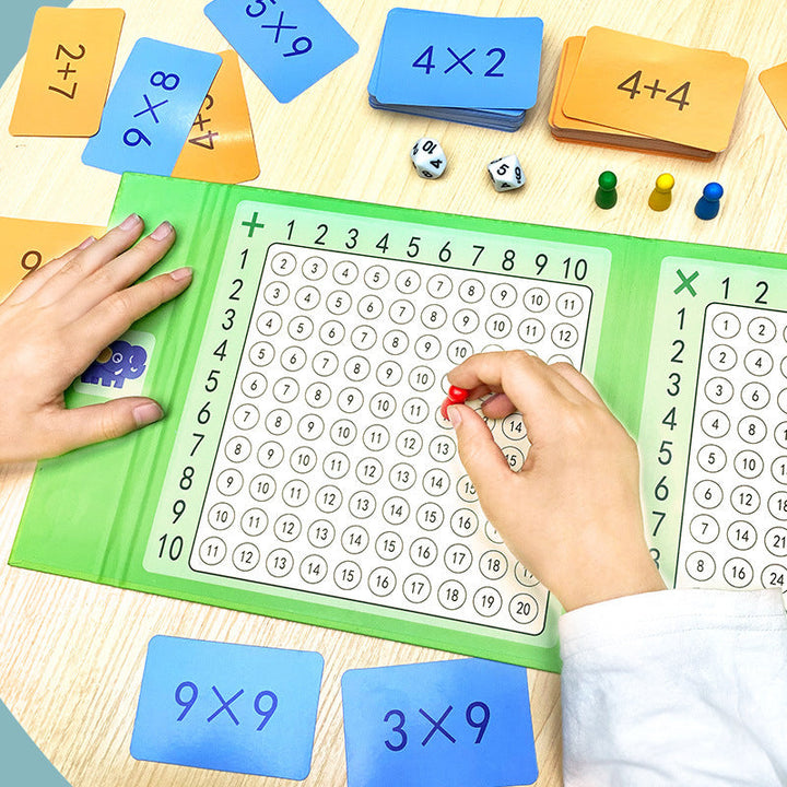 Lisslune | 2-in-1 Magnetic Multiplication and Addition Learning Toy for Kids
