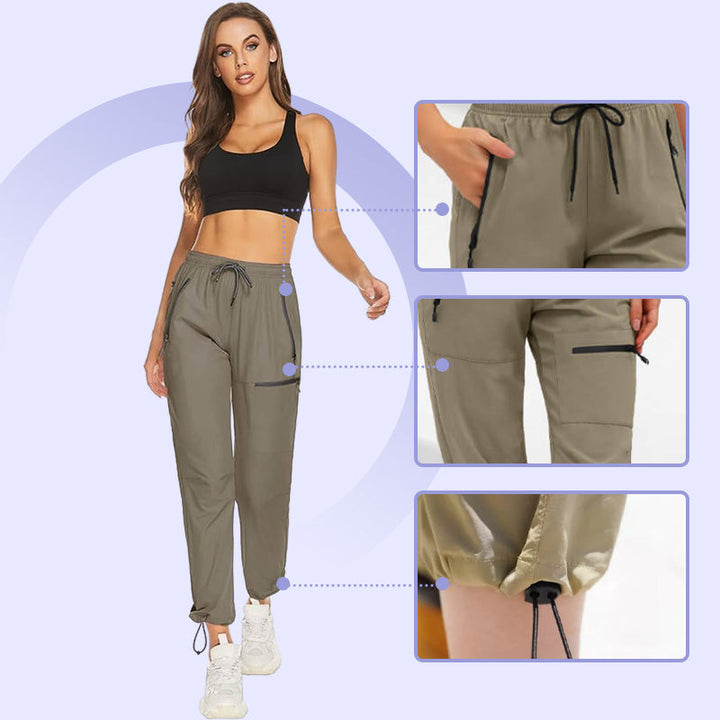 Lisslune | Lightweight, quick-drying UPF 50+ cargo hiking pants for women