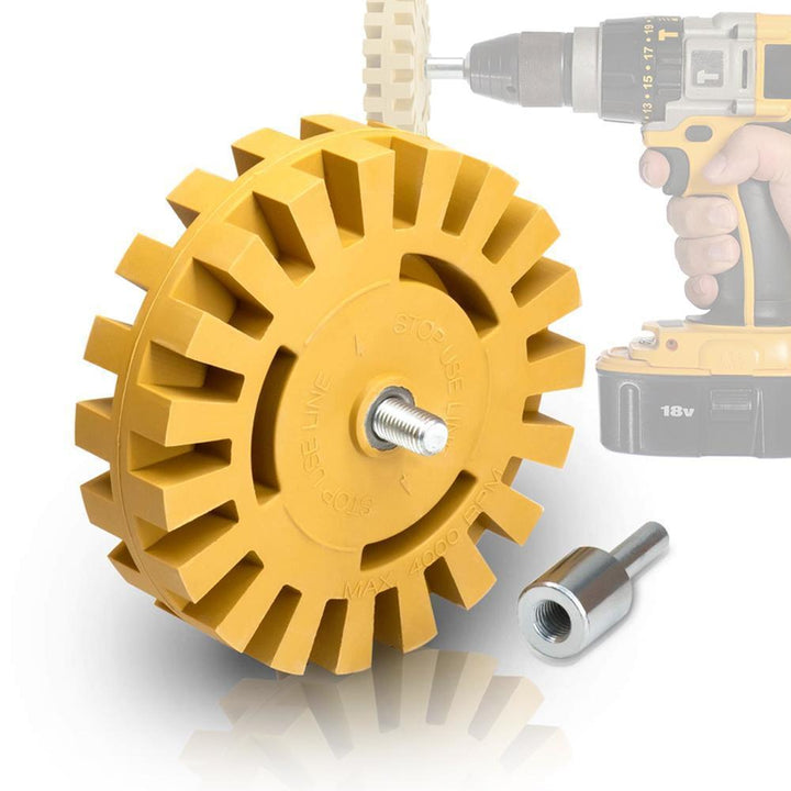 Lisslune | 4 inch Eraser Wheel, Decal Removal Tool