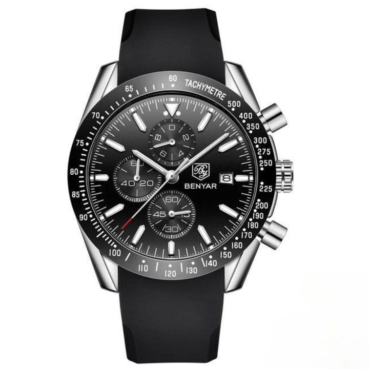 Lisslune | Men’s Waterproof Quartz Watch with Leather Strap