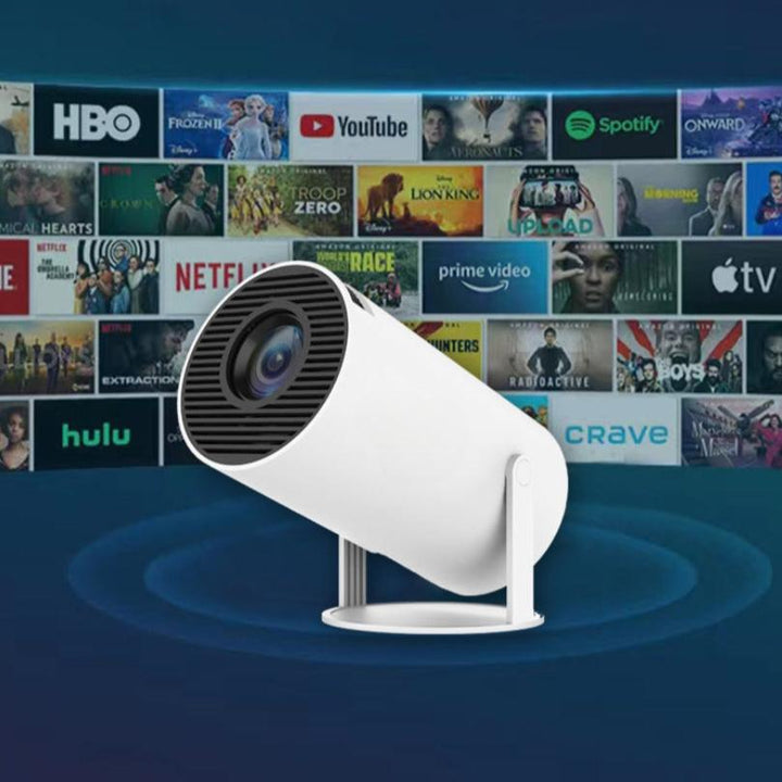 Lisslune | UltraScreen - Intelligent 4K projector with seamless connectivity options for movies and games