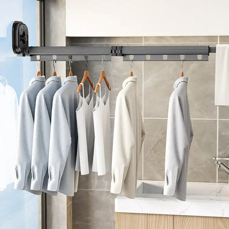 Lisslune | Retractable clothesline with suction cup