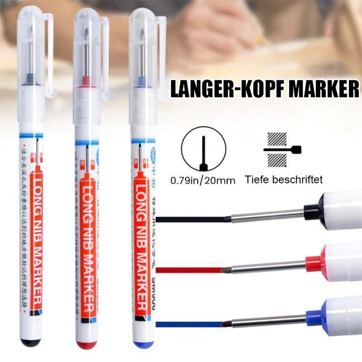 Lisslune | Long-Head Bathroom Woodworking Multipurpose Marker