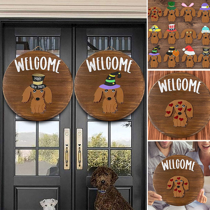 Lisslune | Dachshund door hanging decoration