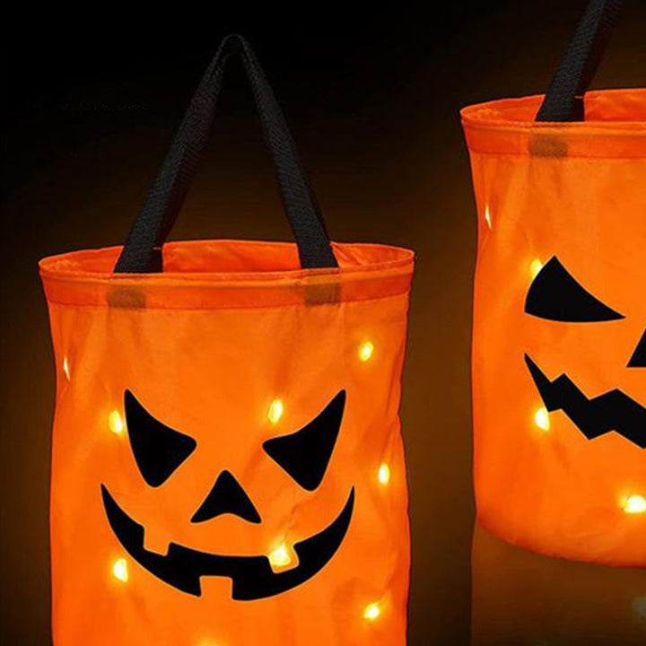 Lisslune | Personalized glowing pumpkin bag