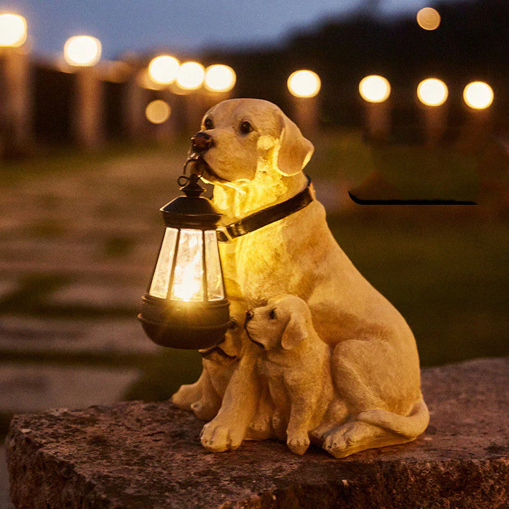 Lisslune | Solar-LED Dog Figure for the Garden
