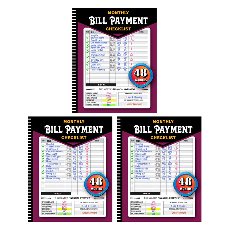 Lisslune | Invoice Payment Management Book