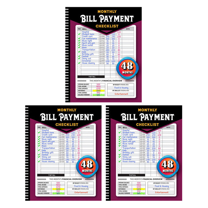 Lisslune | Invoice Payment Management Book