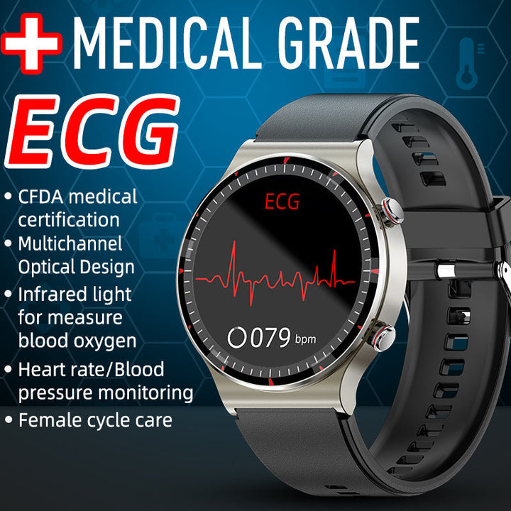 Lisslune | CFDA EKG Blood Oxygen Heart Rate Health Monitoring Smart Watch