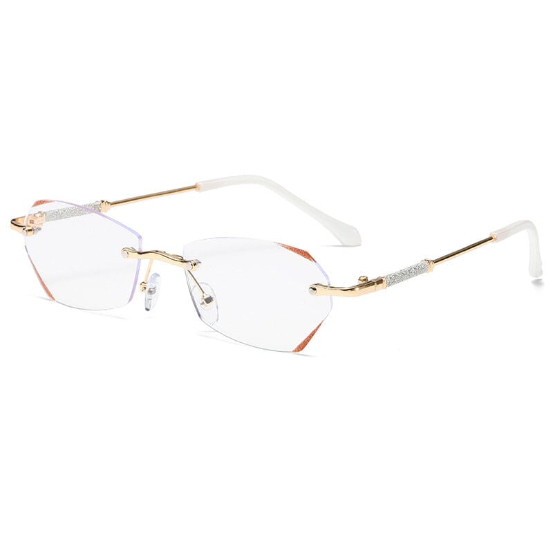 Lisslune | Fashionable rimless blue light blocking reading glasses