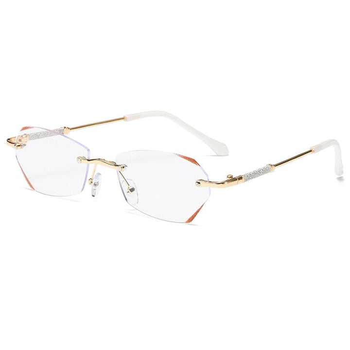 Lisslune | Fashionable rimless blue light blocking reading glasses