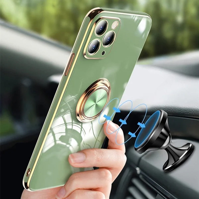Lisslune | Plated iPhone Case with Ring