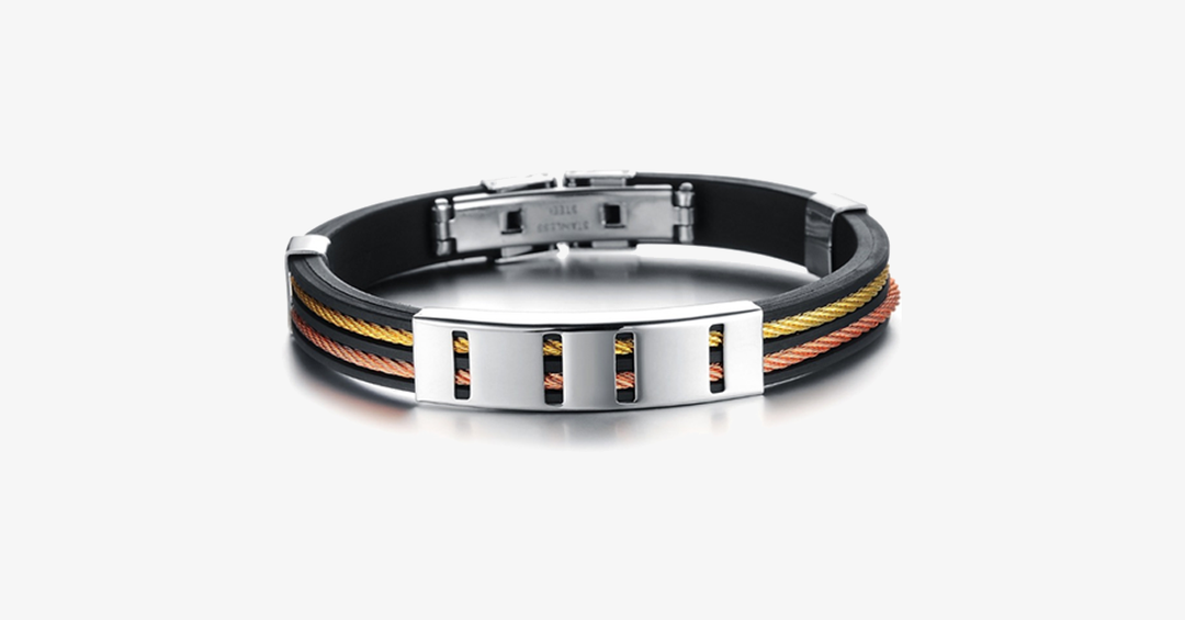 Lisslune | Sunrise Men's Stainless Steel Bracelet