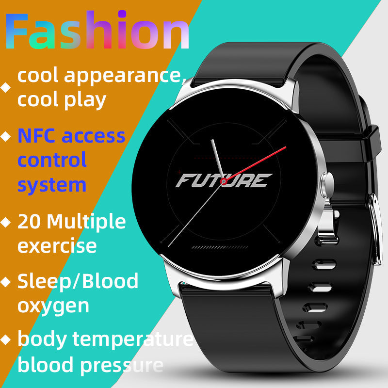 Lisslune | BCKS02 Blood sugar meter Blood oxygen Blood pressure Heart rate Bluetooth Smartwatch