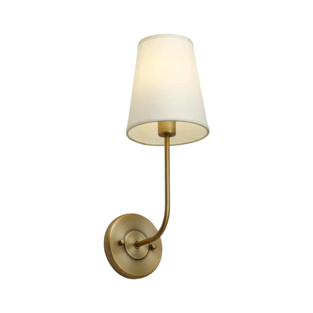 Lisslune | LoomGlow – Modern Wall Lamp Featuring Woven Metal and Soft Fabric
