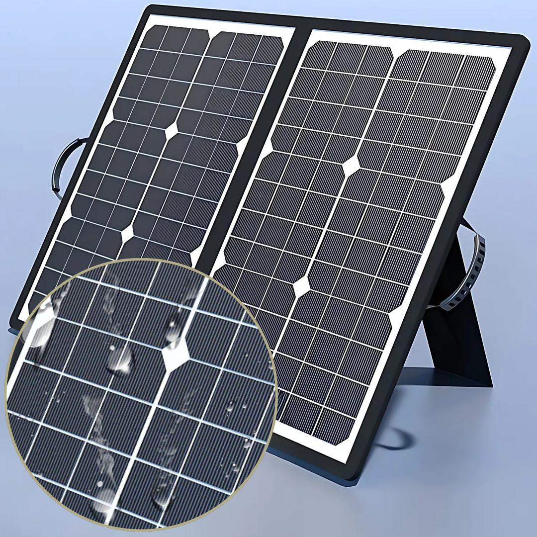 Lisslune | SolaraX 1000W Foldable Solar Panel Kit – Portable Off-Grid Power with MPPT Charging