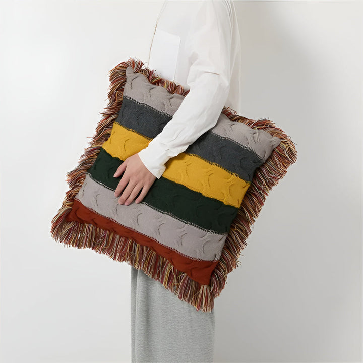 Lisslune | Colorful Radiance Knit Cushion