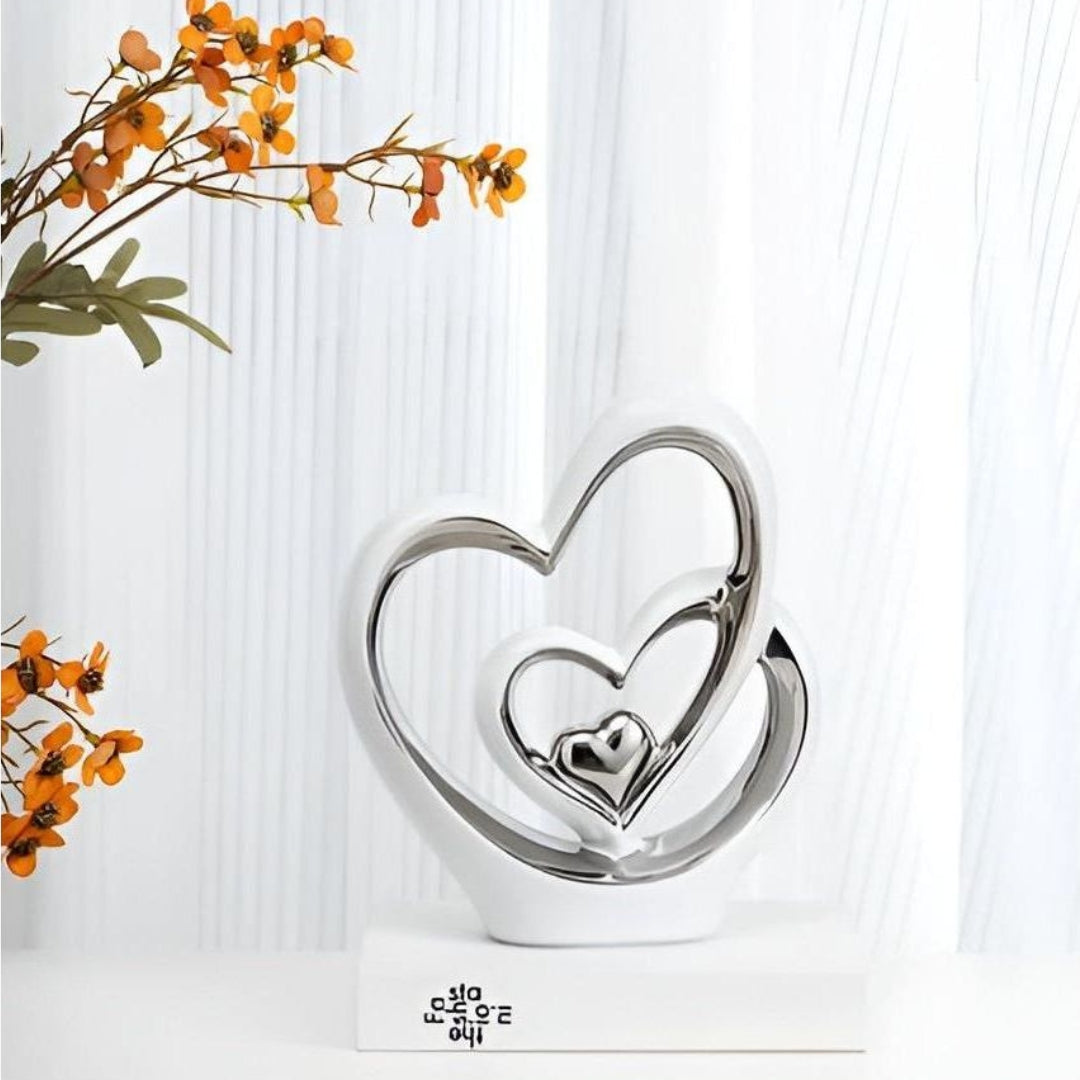 Lisslune | Elegant - Twin Hearts Timeless Decoration