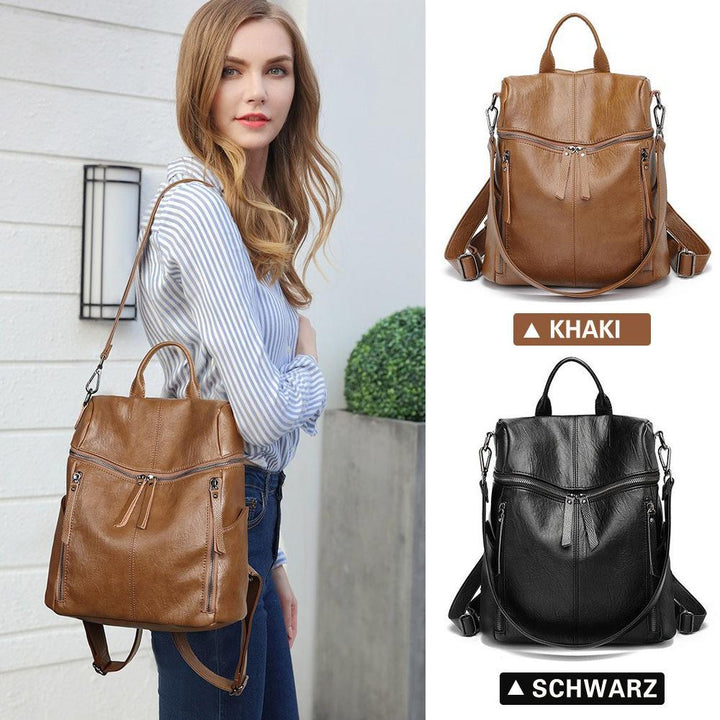 Lisslune | Rucksack with large capacity - Full leather