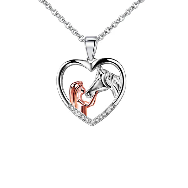 Lisslune | Girl and Horse Necklace Chain