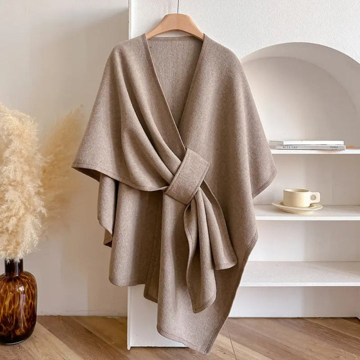 Lisslune | Luxurious Poncho Windproof Shawl Coat