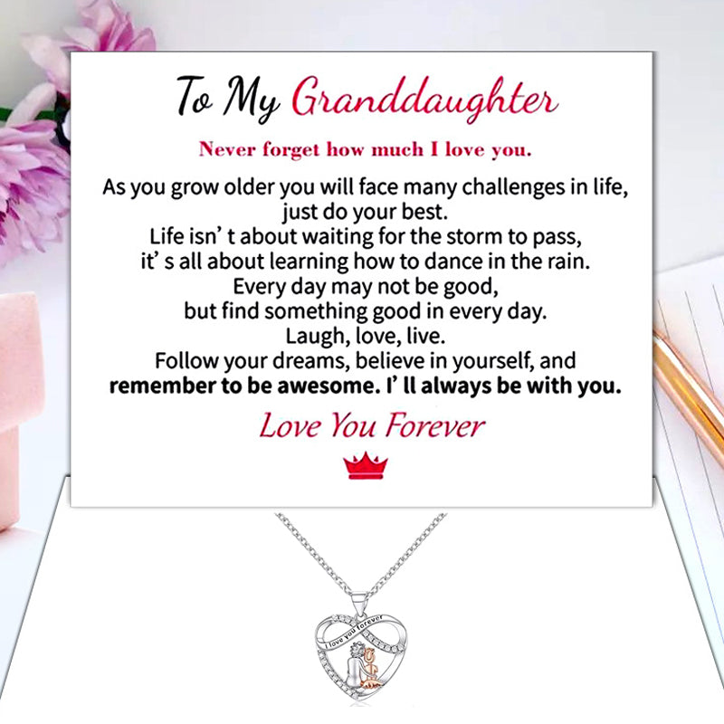 Lisslune | Love You Forever Heart Necklace