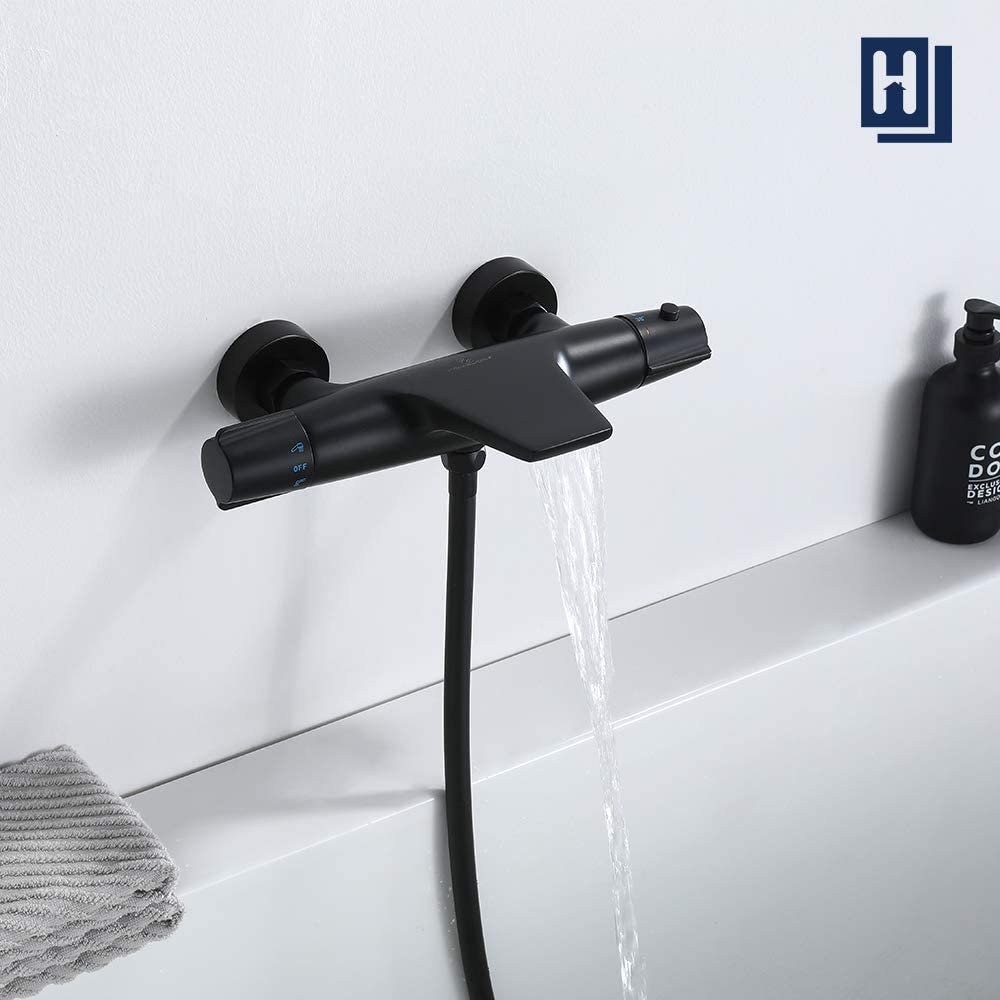 Lisslune | Thermostat waterfall bathtub faucet faucet bathtub shower thermostat for bathroom