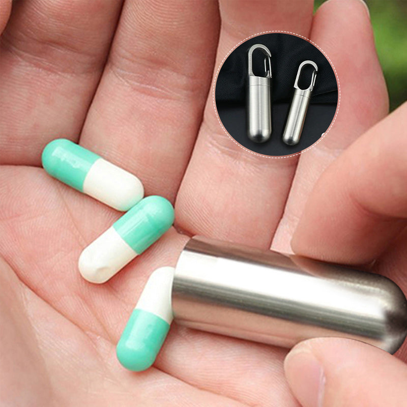 Lisslune | Portable Medication Box made of Stainless Steel
