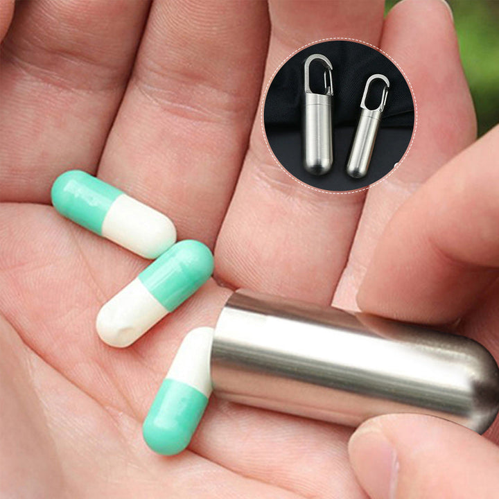 Lisslune | Portable Medication Box made of Stainless Steel