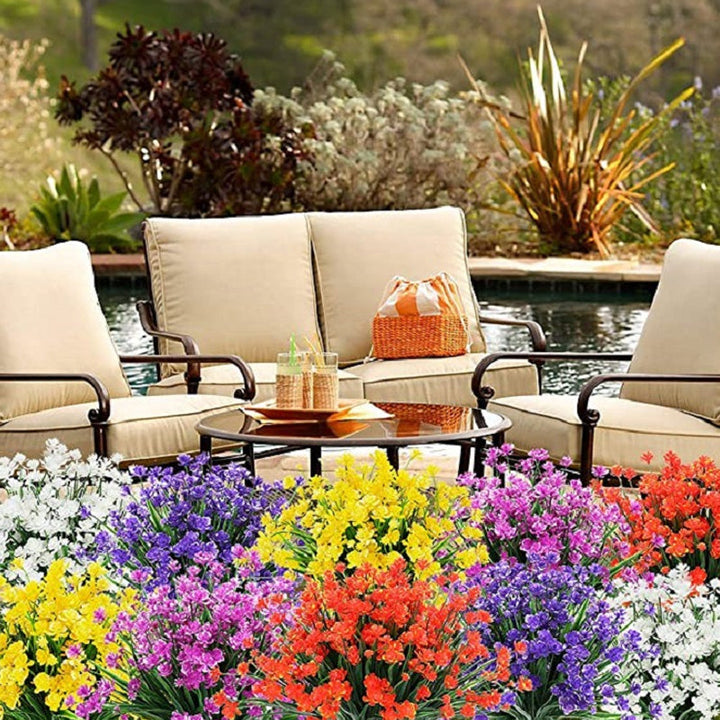 Lisslune | Outdoor Artificial Flowers (2 Bundles)