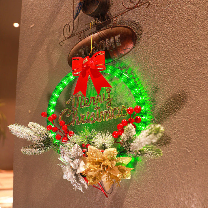 Lisslune | Christmas Wreaths with LED Light