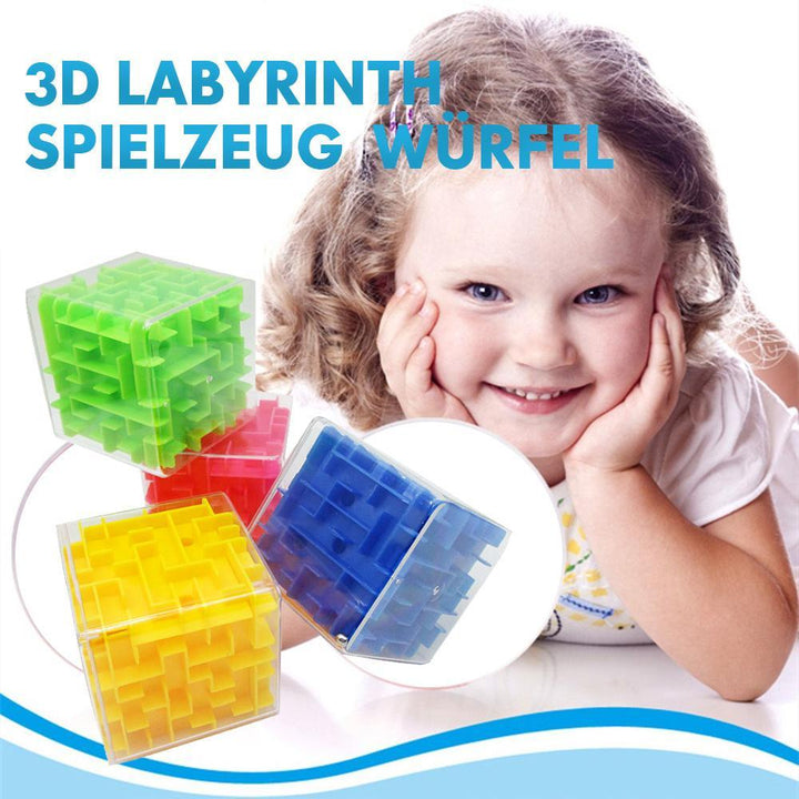 Lisslune | 3D Cube Puzzle Maze Toy (random color)