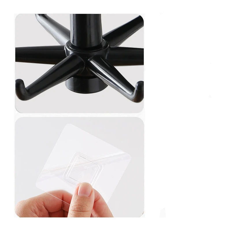 Lisslune | SwiftHook 360° Rotating Hooks – Smart Storage for Your Home