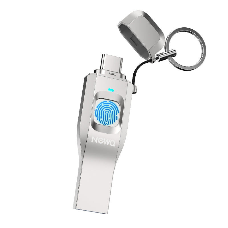 Lisslune | USB3.0 Fingerprint Encryption USB Flash Disk with APP Management System, for Business / Personal Data Security