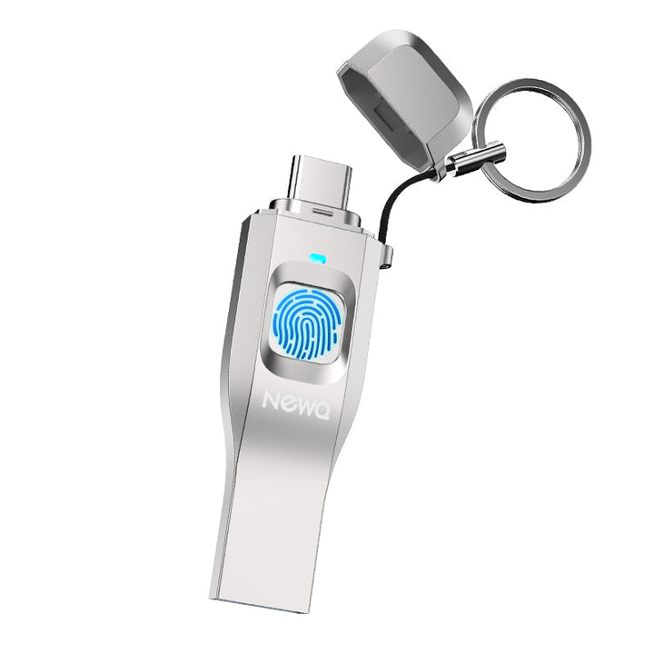 Lisslune | USB3.0 Fingerprint Encryption USB Flash Disk with APP Management System, for Business / Personal Data Security