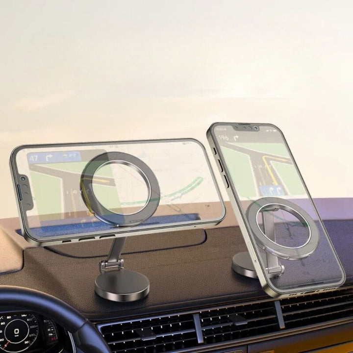 Lisslune | AutoGrip360 - 360° adjustable magnetic phone holder for cars