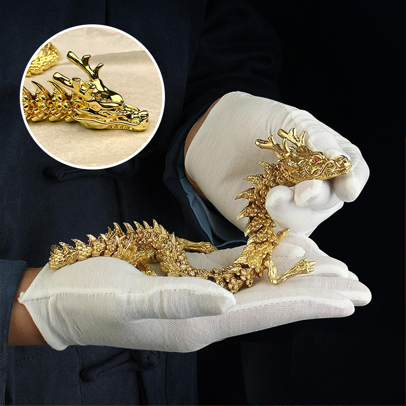 Lisslune | Golden Dragon with movable joints