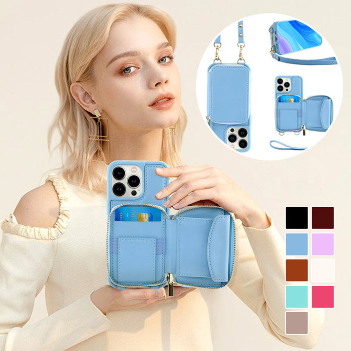 Lisslune | Phone case with wallet & sling, crossbody handbag