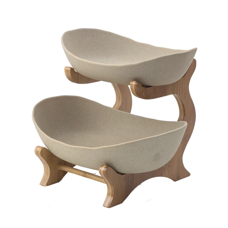 Lisslune | FruitTriad | Three-tier fruit bowl made of plastic