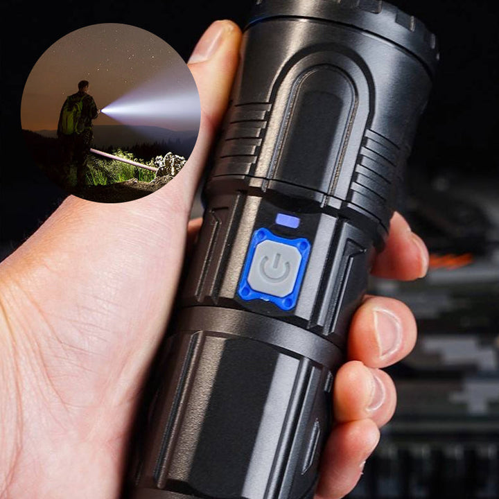 Lisslune | White Laser Telescope Zoom Flashlight