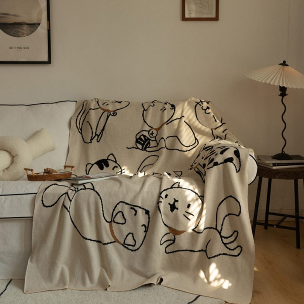 Lisslune | Purrsoft Cotton Nap Blanket
