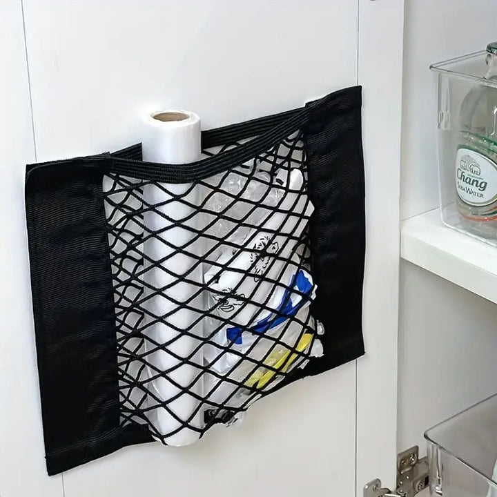 Lisslune | Plastic Bags Storage Net Bag (With Adhesive Tape)