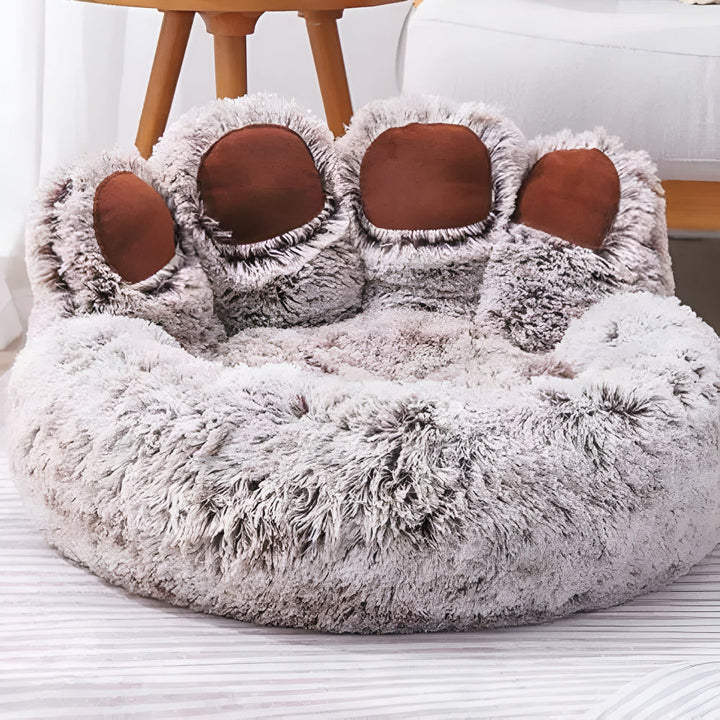 Lisslune | Furry Paw-Shaped Pet Bed