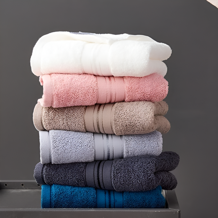 Lisslune | LuxeCloud Egyptian Cotton Towel Set for Soft Comfort
