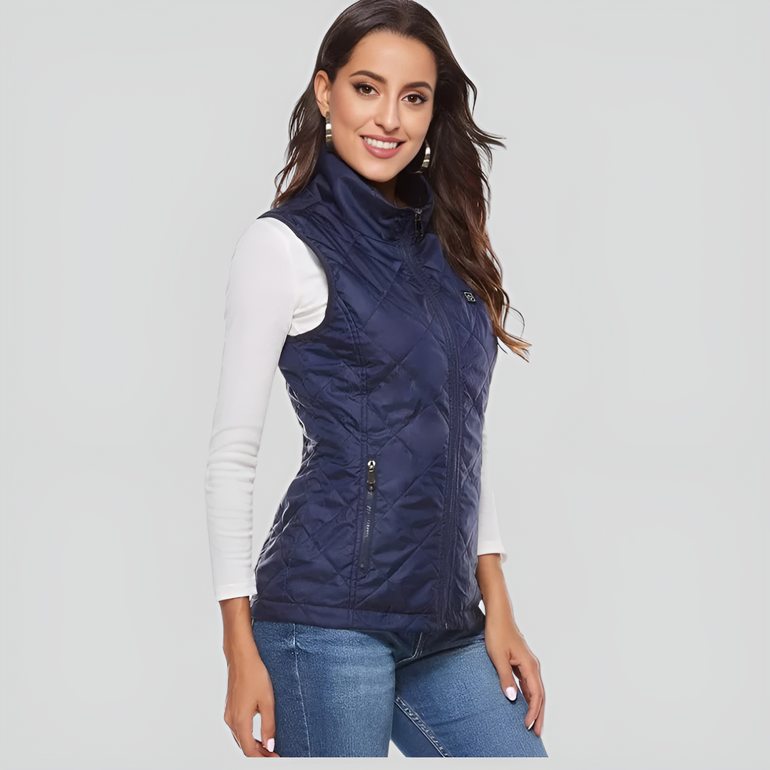 Lisslune | Heated vest for women with dual control and 9 heating zones – comfort and warmth for every season