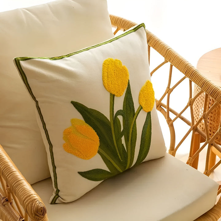 Lisslune | Blooming Tulip Cushion Cover