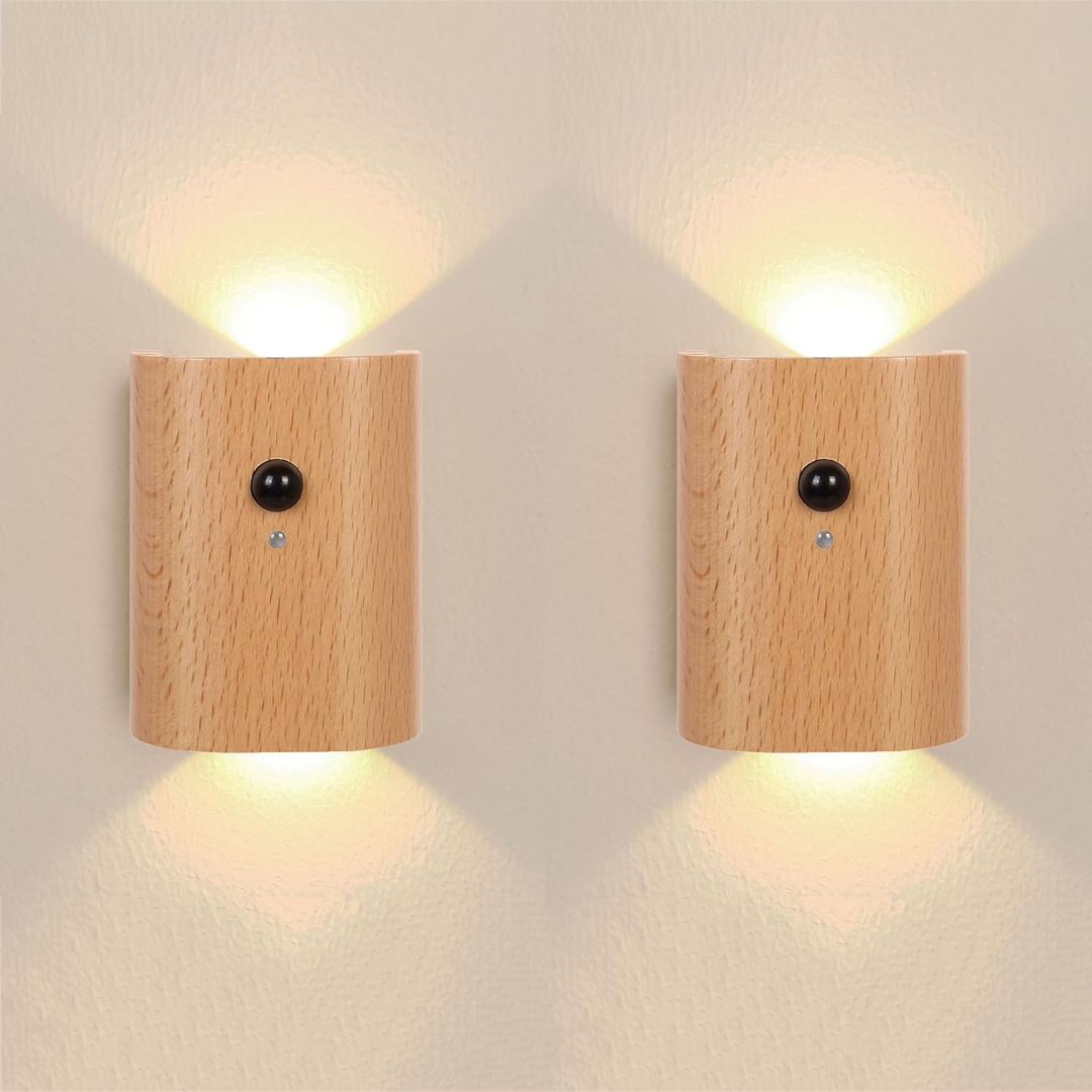 Lisslune | Rechargeable LED Wall Light with Motion Sensor – Warm White