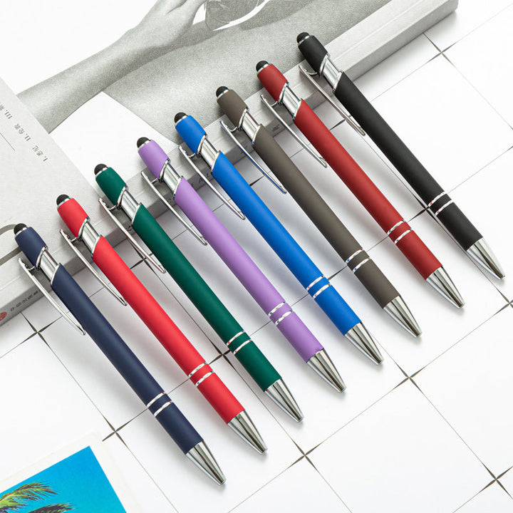 Lisslune | Metal Print Aluminum Ballpoint Pen, 8 Pieces