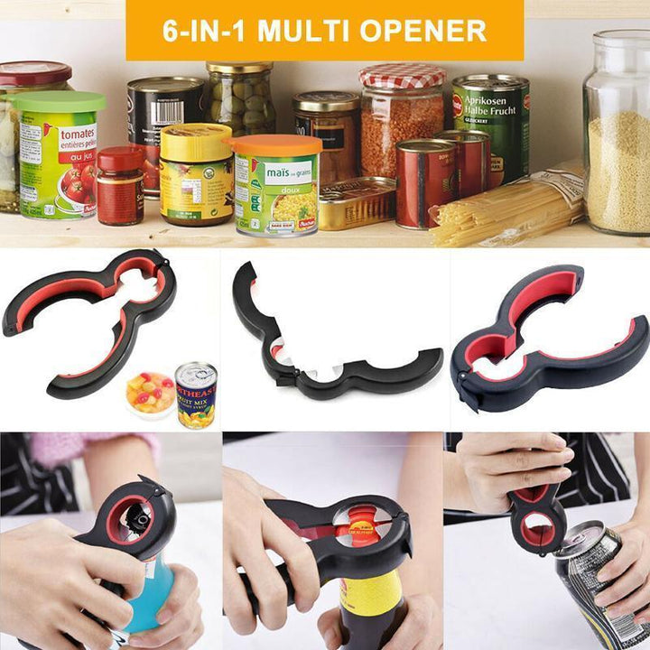 Lisslune | 6 in 1 multifunctional bottle opener