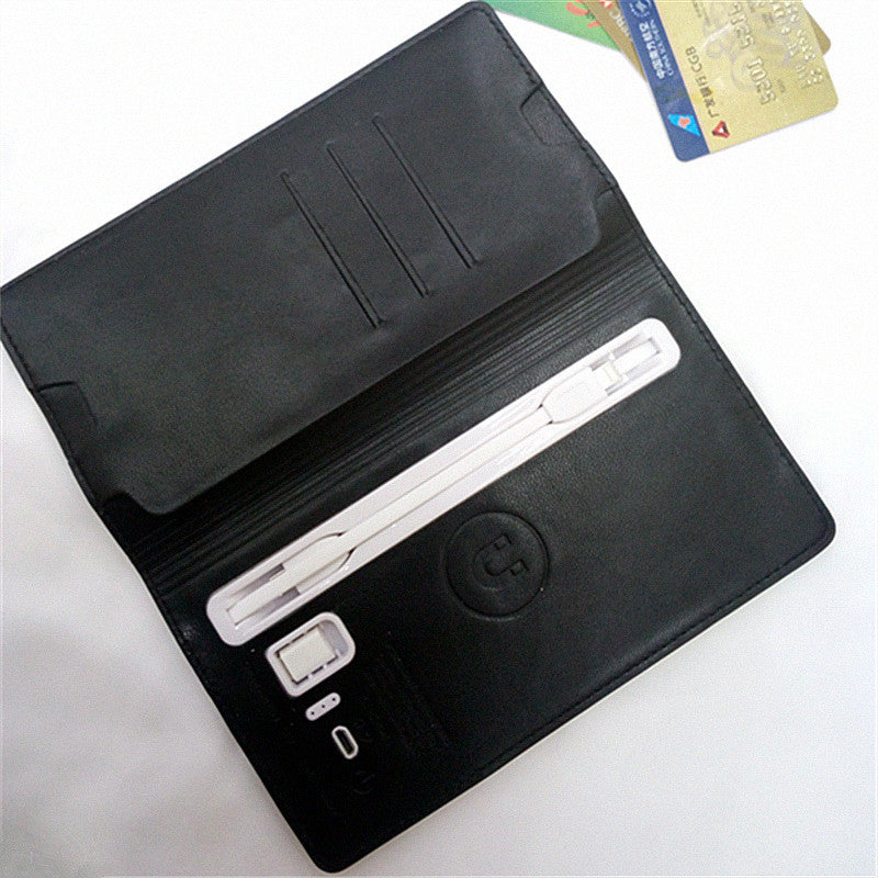Lisslune | 3-In-1 Incredibly Convenient Wallet Power Bank For Android & all Phone Types